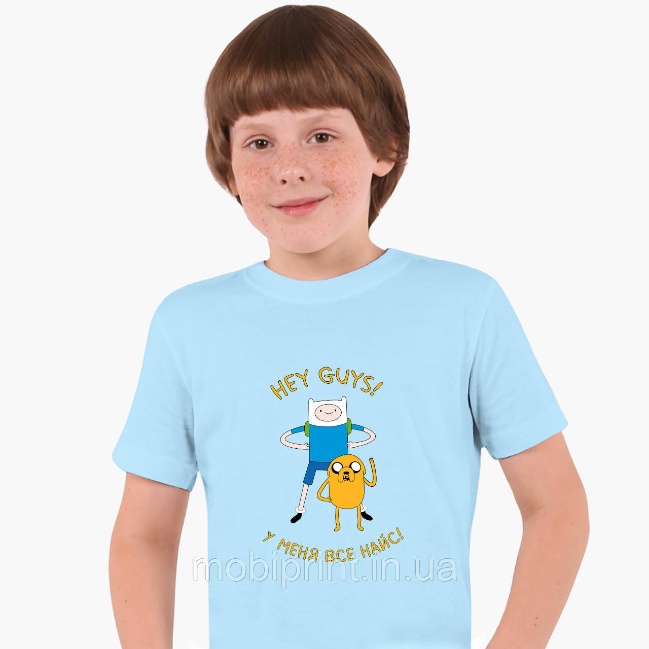 Детская футболка для мальчиков Финн и Джейк пес Время приключений (Adventure Time) (25186-1579) Голубой 112
Детская футболка для мальчиков Финн и Джейк пес Время приключений (Adventure Time) (25186-1579) Голубой 112