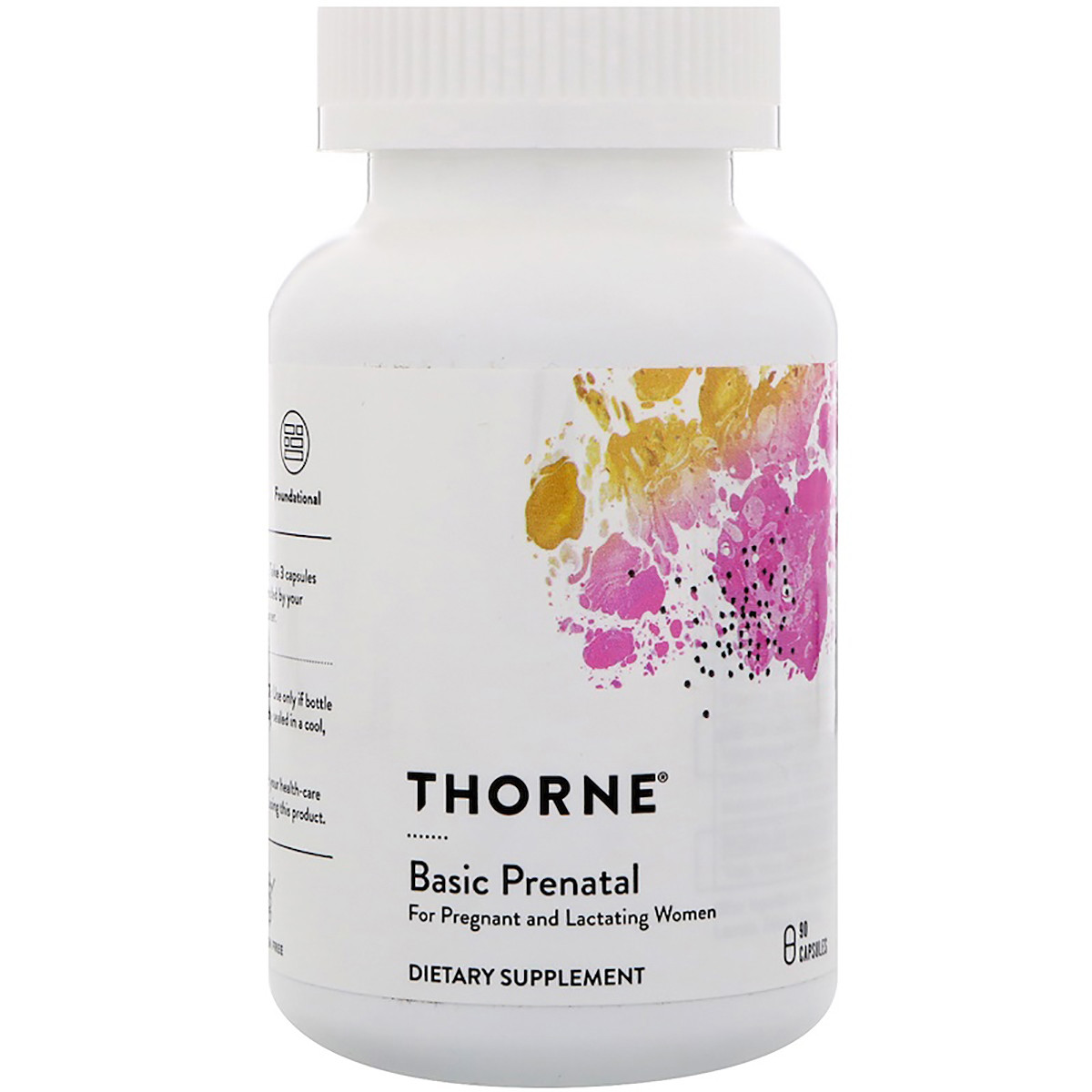 Мультивитамины для беременных и кормящих женщин, Thorne Research, Basic Prenatal, 90 капсул
Мультивитамины для беременных и кормящих женщин, Thorne Research, Basic Prenatal, 90 капсул