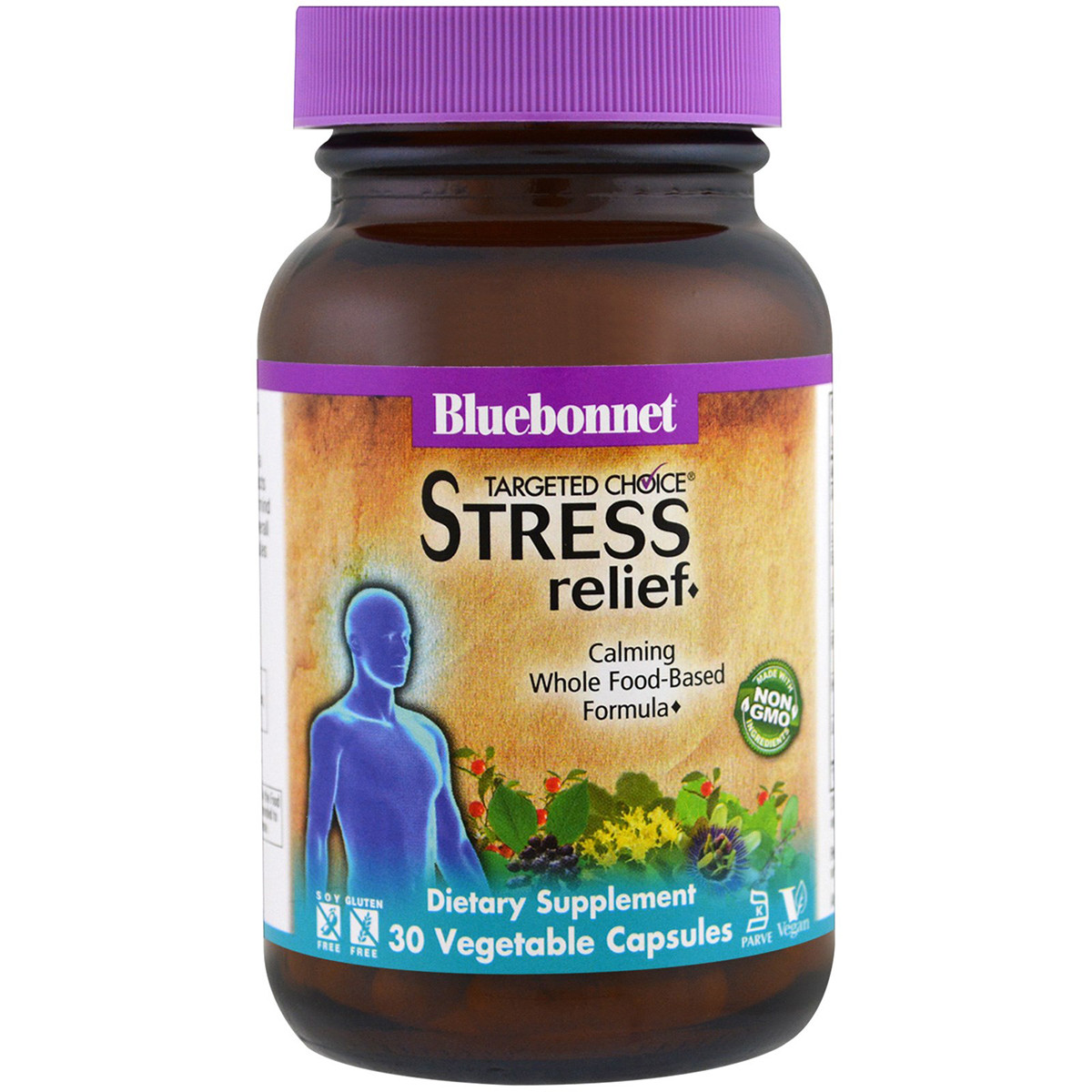 Комплекс для Снятия Стресса, Targeted Choice Stress Relief, Bluebonnet Nutrition, 30 вегетарианских капсул
Комплекс для Снятия Стресса, Targeted Choice Stress Relief, Bluebonnet Nutrition, 30 вегетарианских капсул