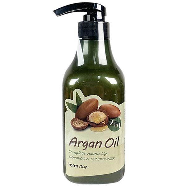 Шампунь-кондиционер с aргановым маслом FarmStay Argan Oil Complete Volume Up Shampoo & Conditioner, 530мл
Шампунь-кондиционер с aргановым маслом FarmStay Argan Oil Complete Volume Up Shampoo & Conditioner, 530мл