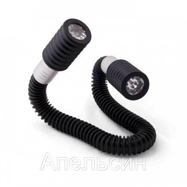 Гибкий двухсторонний фонарик Flashlight Snake Фонари ручные и налобные в Украине, Черный
Гибкий двухсторонний фонарик Flashlight Snake Фонари ручные и налобные в Украине, Черный