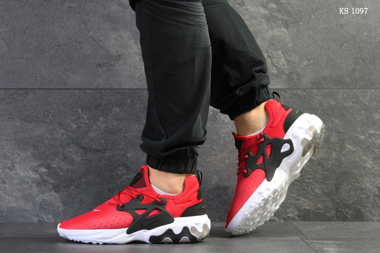 Мужские кроссовки в стиле Nike Presto React, текстиль, красные с черным 45(29 см), размеры:41,42,43,44,45
Мужские кроссовки в стиле Nike Presto React, текстиль, красные с черным 45(29 см), размеры:41,42,43,44,45