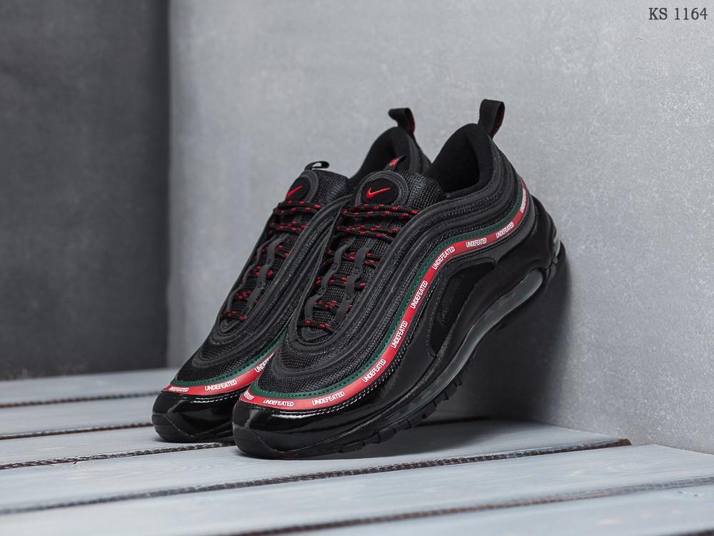 Мужские кроссовки в стиле Nike Air Max 97, кожаовые вставки, черные с полоской красной 44(28 см)
Мужские кроссовки в стиле Nike Air Max 97, кожаовые вставки, черные с полоской красной 44(28 см)