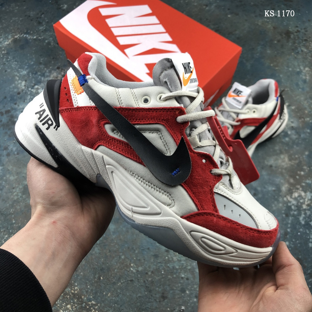 Мужские кроссовки в стиле Nike M2K Red OFF-WHITE, кожа, красные с белым 44(28 см), последний размер
Мужские кроссовки в стиле Nike M2K Red OFF-WHITE, кожа, красные с белым 44(28 см), последний размер