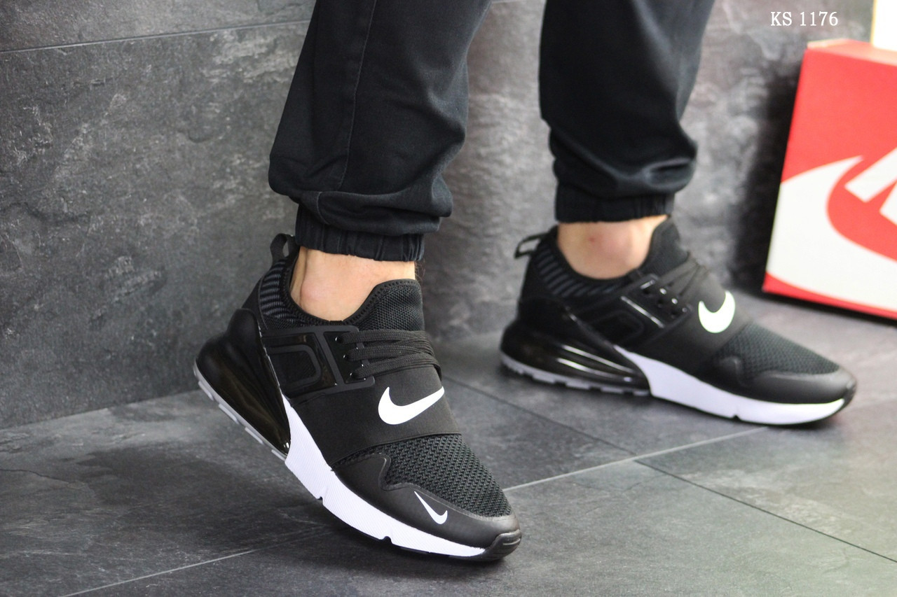 Мужские кроссовки в стиле Nike, текстиль, черные с белым 46(29,5 см), размеры:41,46
Мужские кроссовки в стиле Nike, текстиль, черные с белым 46(29,5 см), размеры:41,46