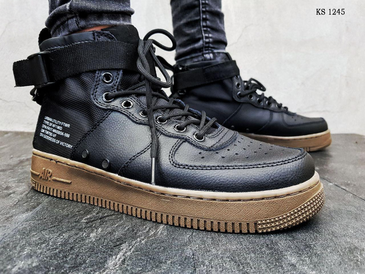 Мужские кроссовки в стиле Nike SF Air Force 1 Mid, кожа, нейлон, черные с рыжым 43(27,5 см)
Мужские кроссовки в стиле Nike SF Air Force 1 Mid, кожа, нейлон, черные с рыжым 43(27,5 см)