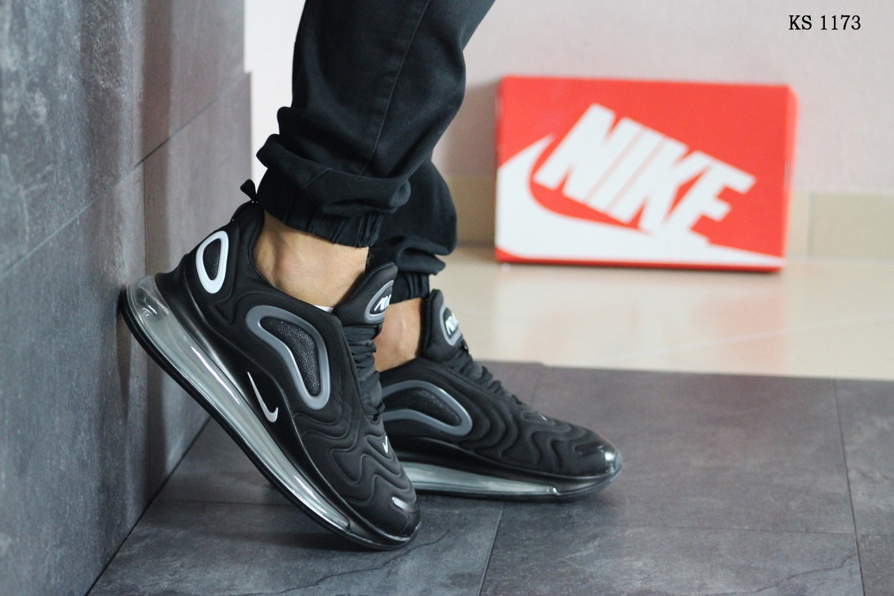 Мужские кроссовки в стиле Nike Air Max 720, текстиль, черные 44(28 см), размеры:43,44,45
Мужские кроссовки в стиле Nike Air Max 720, текстиль, черные 44(28 см), размеры:43,44,45