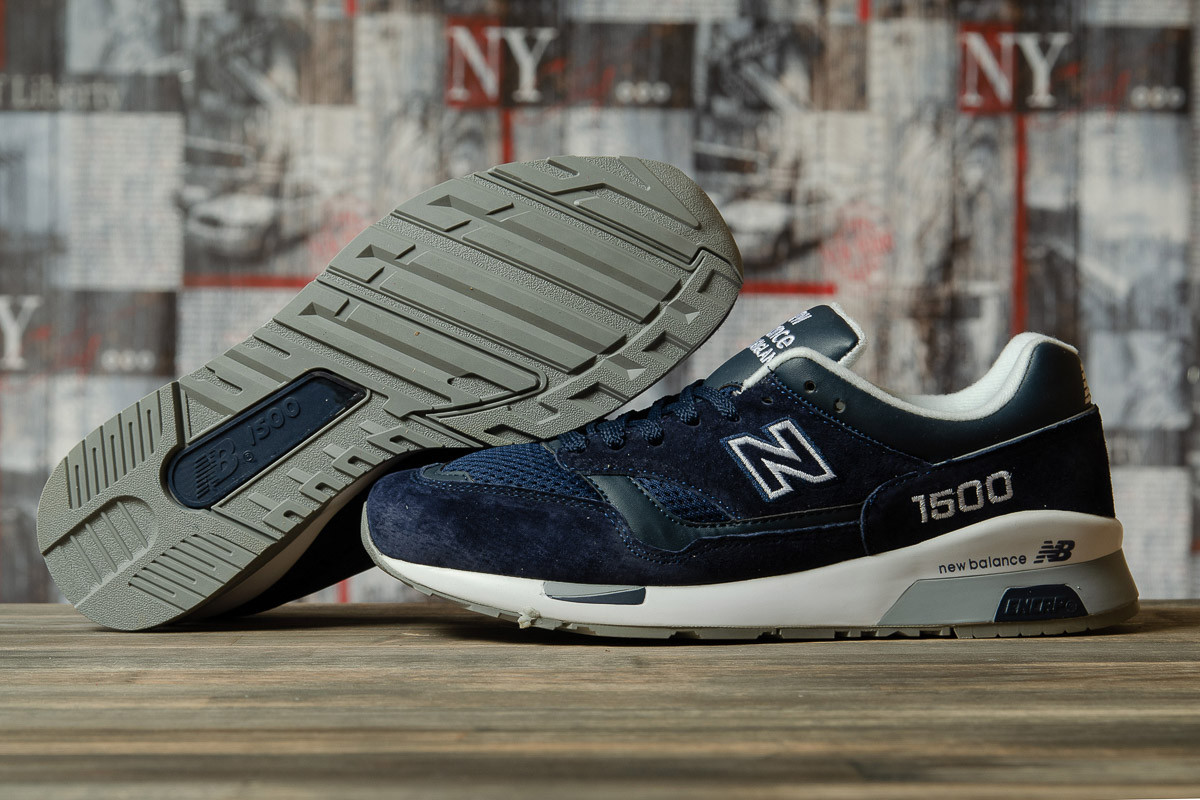 Мужские кроссовки в стиле New Balance 1500, замша, текстиль, синие с белым 44(28 см), размеры:43,44,45
Мужские кроссовки в стиле New Balance 1500, замша, текстиль, синие с белым 44(28 см), размеры:43,44,45
