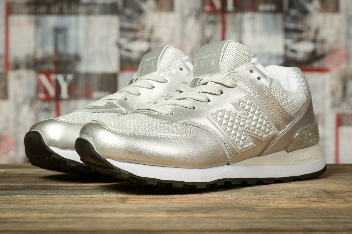 Женские кроссовки в стиле New Balance 574, кожа, текстиль, серебряные 38(24 см), размеры:37,38,40
Женские кроссовки в стиле New Balance 574, кожа, текстиль, серебряные 38(24 см), размеры:37,38,40