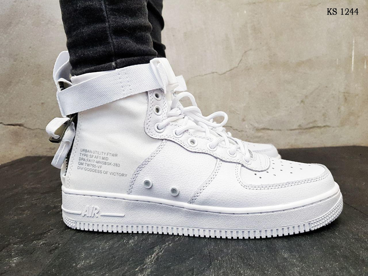 Мужские кроссовки в стиле Nike SF Air Force 1 Mid, кожа, нейлон, белые 43(27,5 см), размеры:41,42,43,44,45
Мужские кроссовки в стиле Nike SF Air Force 1 Mid, кожа, нейлон, белые 43(27,5 см), размеры:41,42,43,44,45