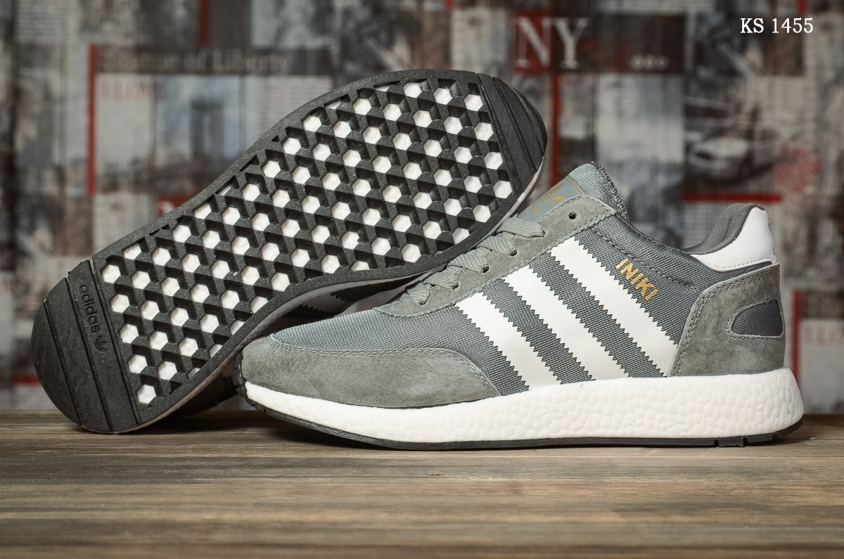 Мужские кроссовки в стиле Adidas Iniki, замша, сетка, серые с белым 41(26 см), размеры:41,43,44,46
Мужские кроссовки в стиле Adidas Iniki, замша, сетка, серые с белым 41(26 см), размеры:41,43,44,46
