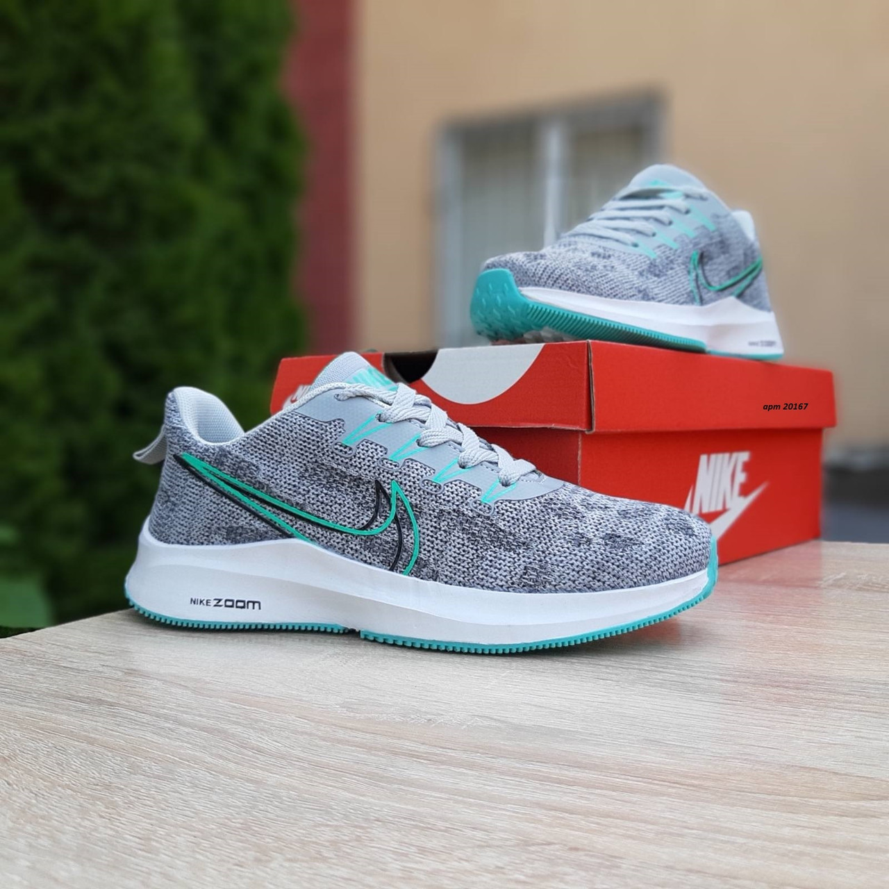 Женские кроссовки в стиле Nike Zoom, текстиль, серые с бирюзовым 40 (25 см), размеры:36,38,39,40
Женские кроссовки в стиле Nike Zoom, текстиль, серые с бирюзовым 40 (25 см), размеры:36,38,39,40
