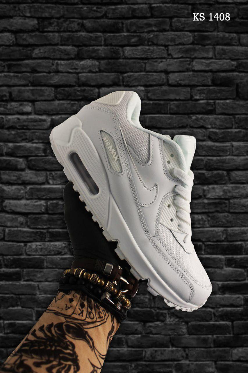 Мужские кроссовки в стиле Nike Air Max 90, кожа, сетка, белые 41(26 см), размеры:41,43,44,45
Мужские кроссовки в стиле Nike Air Max 90, кожа, сетка, белые 41(26 см), размеры:41,43,44,45