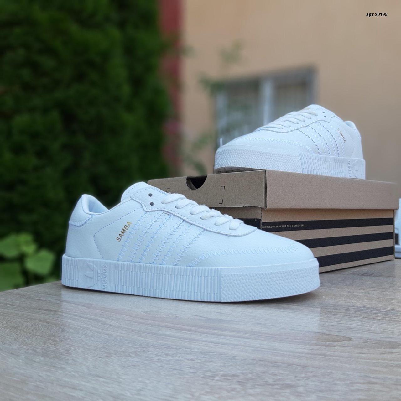 Женские кроссовки в стиле Adidas Samba, кожа, белые, 40 (25,5 см), размеры:39,40,41
Женские кроссовки в стиле Adidas Samba, кожа, белые, 40 (25,5 см), размеры:39,40,41