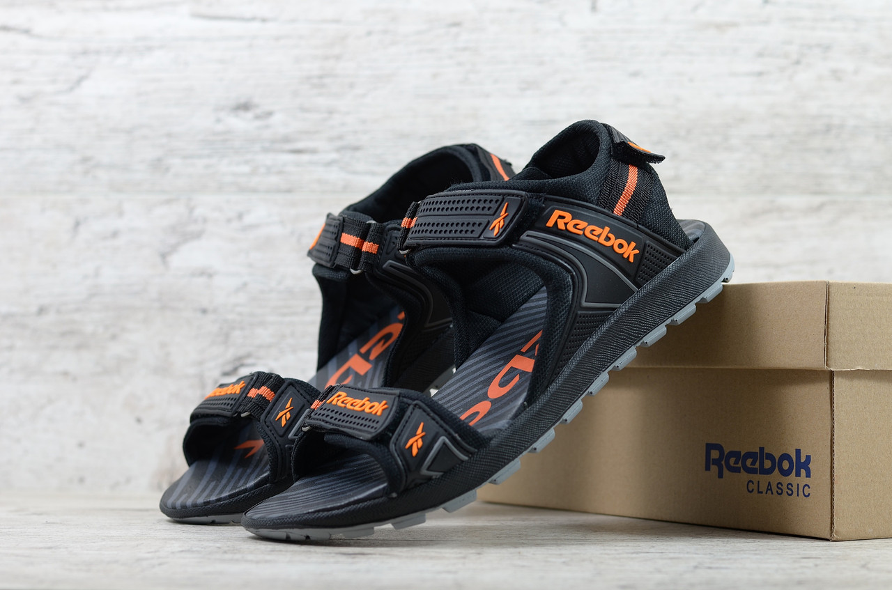 Мужские сандалии в стиле Reebok, текстиль, резина, черные с оранжевым 43(28,5 см), последний размер
Мужские сандалии в стиле Reebok, текстиль, резина, черные с оранжевым 43(28,5 см), последний размер