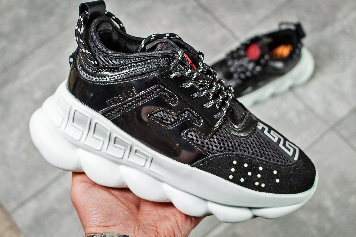 Женские кроссовки в стиле Versace Chain Reaction, замша, текстиль, черные с белым 37(23,3 см), размеры:36,37
Женские кроссовки в стиле Versace Chain Reaction, замша, текстиль, черные с белым 37(23,3 см), размеры:36,37