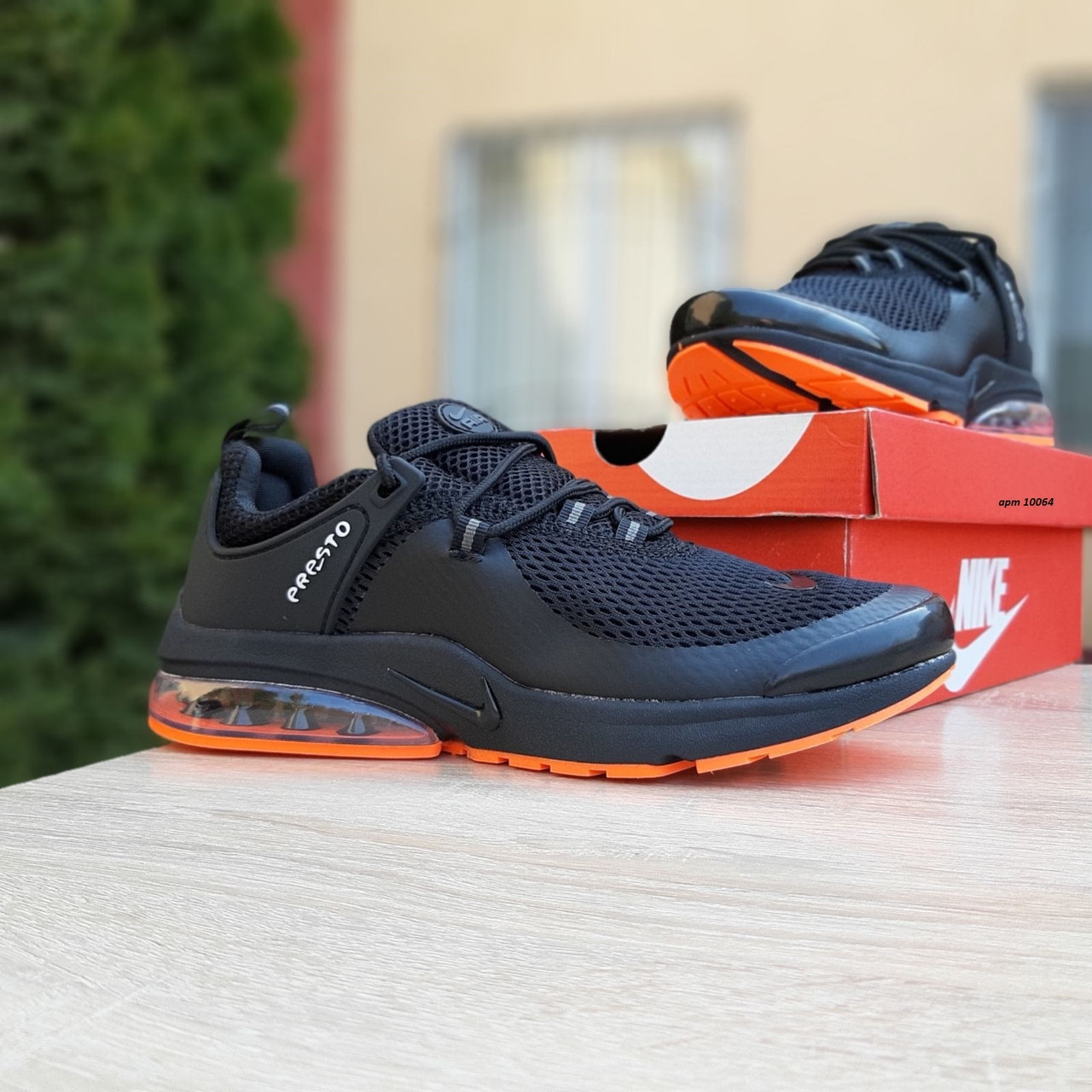 Мужские кроссовки Nike Air Presto, сетка, черные с оранжевым 43(26,5 см), размеры:41,42,43,44
Мужские кроссовки Nike Air Presto, сетка, черные с оранжевым 43(26,5 см), размеры:41,42,43,44