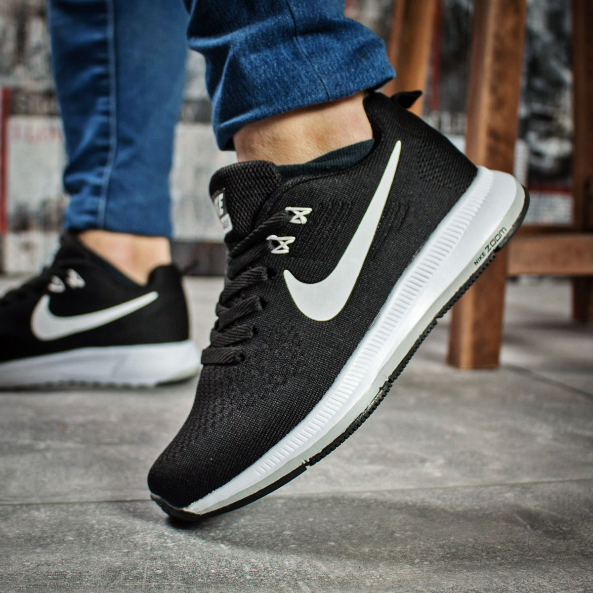 Женские кроссовки в стиле Nike Zoom Pegasus, текстиль, черные 37(23 см), размеры:37,38
Женские кроссовки в стиле Nike Zoom Pegasus, текстиль, черные 37(23 см), размеры:37,38