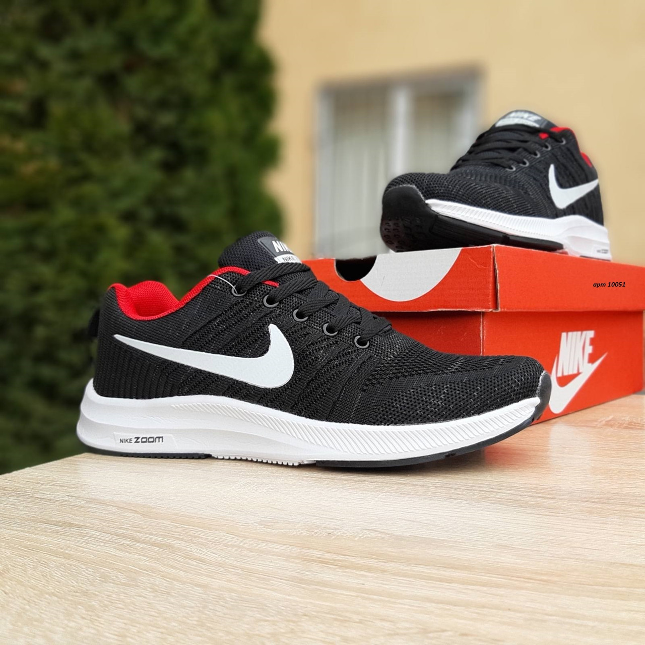 Мужские кроссовки в стиле Nike Zoom, текстиль, черные с белым 45(28 см), размеры:41,44,45
Мужские кроссовки в стиле Nike Zoom, текстиль, черные с белым 45(28 см), размеры:41,44,45