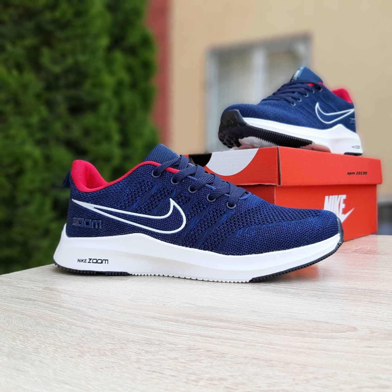 Мужские кроссовки в стиле Nike Zoom, текстиль, синие с красным, 43р(26,5 см), размеры:41,42,43,44,45,46
Мужские кроссовки в стиле Nike Zoom, текстиль, синие с красным, 43р(26,5 см), размеры:41,42,43,44,45,46