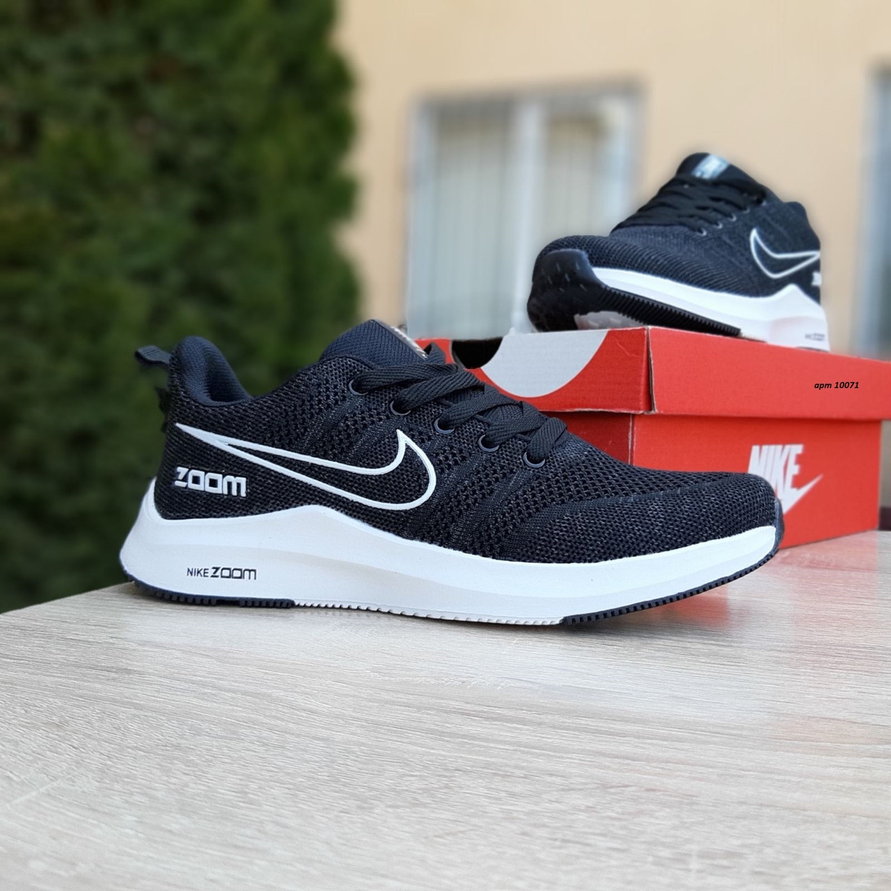 Мужские кроссовки Nike Zoom, текстиль, черные с белым 41(25,5 см), размеры:41,42,43,44,45
Мужские кроссовки Nike Zoom, текстиль, черные с белым 41(25,5 см), размеры:41,42,43,44,45