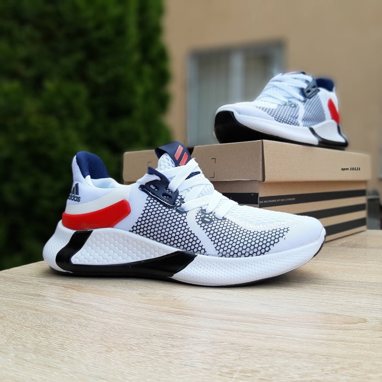 Мужские кроссовки в стиле Adidas, сетка, текстиль, белые, 42р(26 см), размеры:41,42,43,44
Мужские кроссовки в стиле Adidas, сетка, текстиль, белые, 42р(26 см), размеры:41,42,43,44
