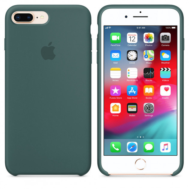 Чехол для iPhone 7 Plus/8 Plus pine green, силиконовый кейс на айфон 7/8 + (плюс), Зеленый
Чехол для iPhone 7 Plus/8 Plus pine green, силиконовый кейс на айфон 7/8 + (плюс), Зеленый