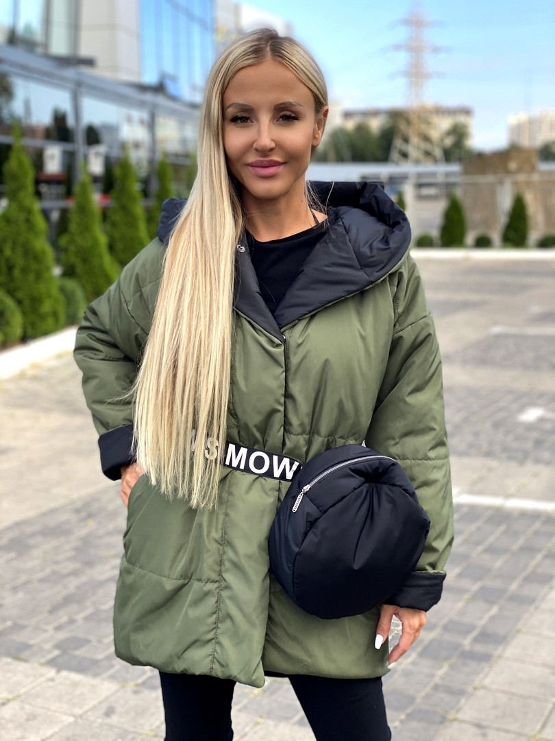 Женская демисезонная двусторонняя куртка "MOWIS" с капюшоном и сумкой Хаки, L/XL
Женская демисезонная двусторонняя куртка "MOWIS" с капюшоном и сумкой Хаки, L/XL
