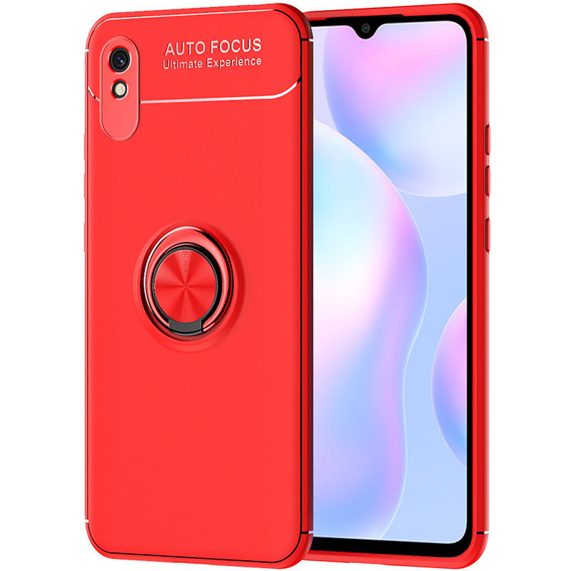 TPU чехол Deen ColorRing под магнитный держатель (opp) для Xiaomi Redmi 9A, Красный / красный
TPU чехол Deen ColorRing под магнитный держатель (opp) для Xiaomi Redmi 9A, Красный / красный