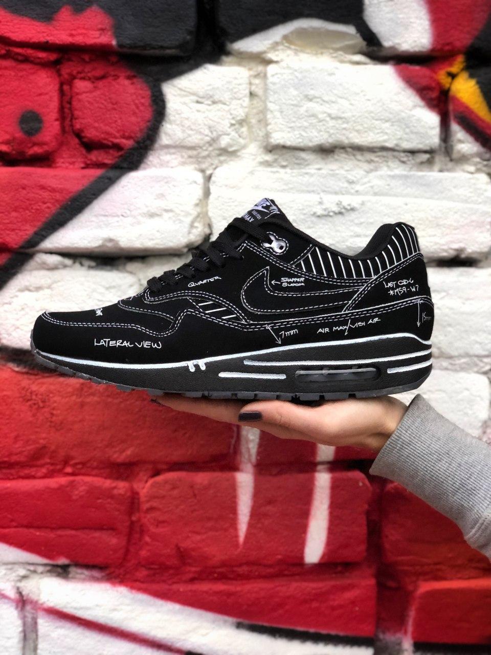 Мужские кроссовки Nike Air Max 1 Scetch To Shelf Schematic Black / Найк Аир Макс 43, Черный
Мужские кроссовки Nike Air Max 1 Scetch To Shelf Schematic Black / Найк Аир Макс 43, Черный