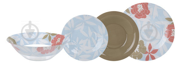 Сервиз столовый Peony Floral Blue 19 предметов N6264 Luminarc, Голубой с белым;золотой
Сервиз столовый Peony Floral Blue 19 предметов N6264 Luminarc, Голубой с белым;золотой