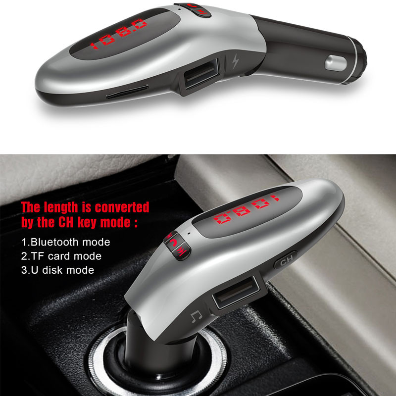 Автомобильный FM- трансмиттер G96 Bluetooth, громкая связь(серебристый) / ФМ модулятор / Трасмиттер, Автомобильный FM- трансмиттер G96, Автомобильный
Автомобильный FM- трансмиттер G96 Bluetooth, громкая связь(серебристый) / ФМ модулятор / Трасмиттер, Автомобильный FM- трансмиттер G96, Автомобильный