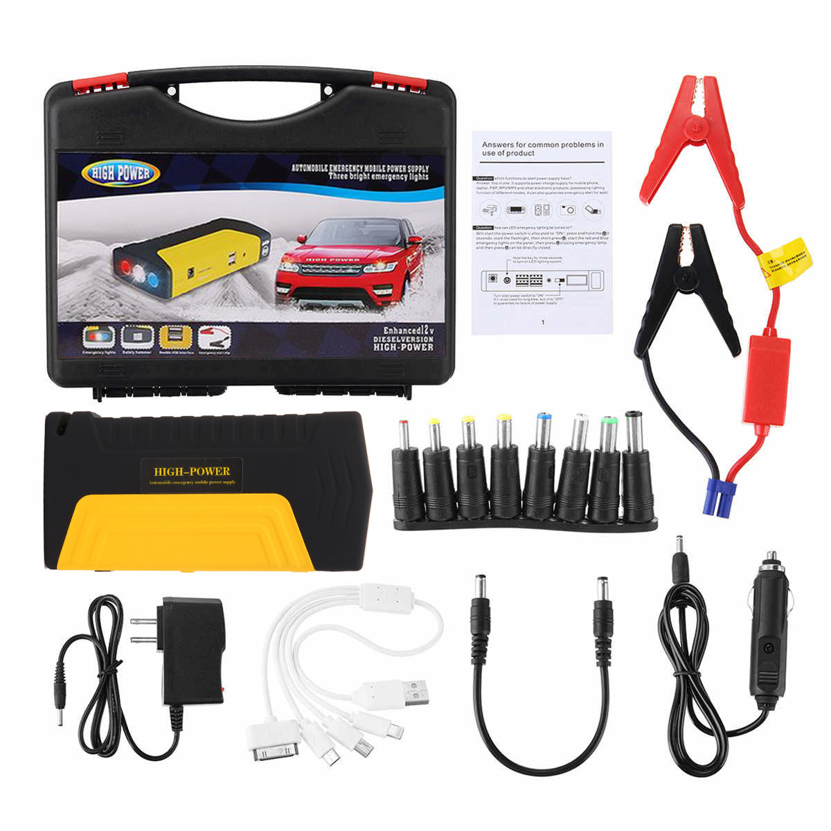 Пусковое - зарядное устройство (ПЗУ) Jumpstarter TM15 (50800 мАч) с фонариком и мигалкой (12996) #S/O
Пусковое - зарядное устройство (ПЗУ) Jumpstarter TM15 (50800 мАч) с фонариком и мигалкой (12996) #S/O