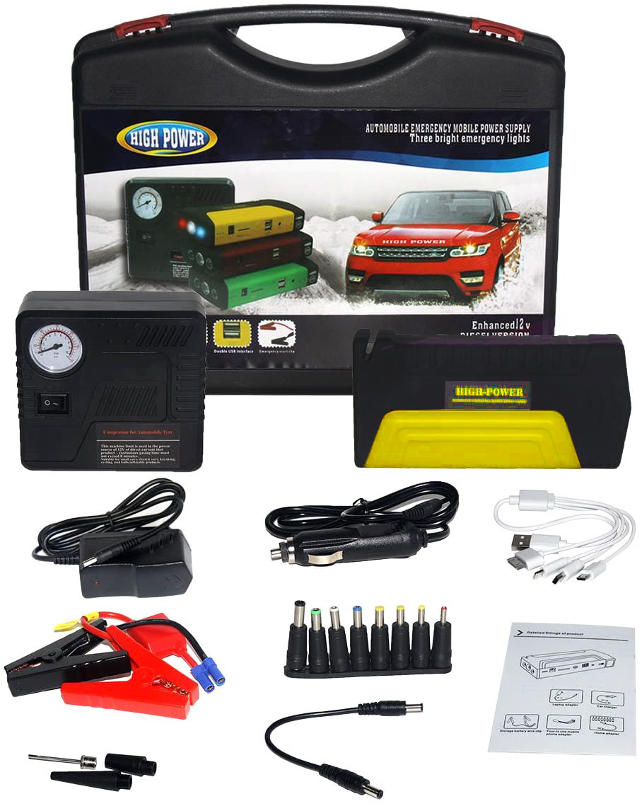 Пусковое - зарядное устройство (ПЗУ) Jumpstarter TM15 (50800 мАч) с фонариком + компрессор (14090) #S/O
Пусковое - зарядное устройство (ПЗУ) Jumpstarter TM15 (50800 мАч) с фонариком + компрессор (14090) #S/O