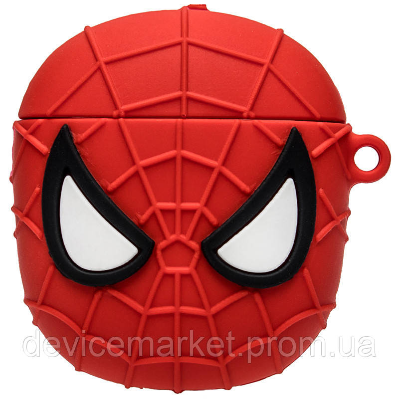 Силиконовый футляр Marvel & DC series для наушников AirPods + карабин, Spider man / красный
Силиконовый футляр Marvel & DC series для наушников AirPods + карабин, Spider man / красный