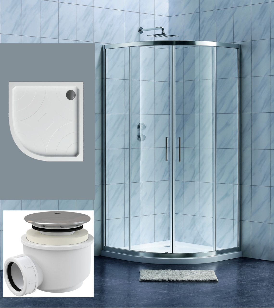 Душевая кабина Koller Pool STYLE 90x90 (S90RC)+полукруглый поддон GRACE+сифон Alca P 90x90 (GRACE90S)
Душевая кабина Koller Pool STYLE 90x90 (S90RC)+полукруглый поддон GRACE+сифон Alca P 90x90 (GRACE90S)