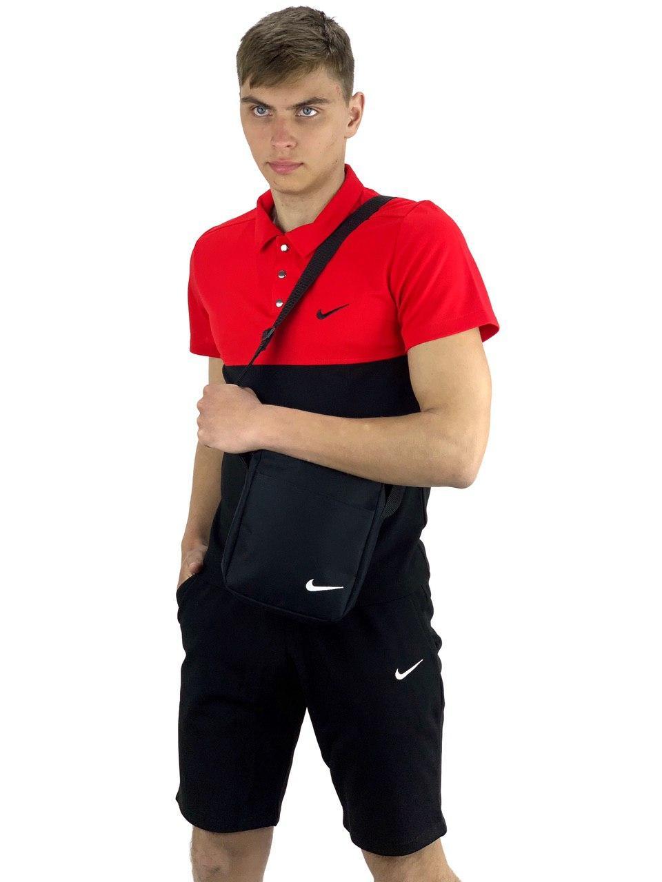 Комплект Футболка Polo+ Шорты+ Барсетка Nike Реплика XL Красно-черный KomReebRed 1 4, КОД: 1660681
Комплект Футболка Polo+ Шорты+ Барсетка Nike Реплика XL Красно-черный KomReebRed 1 4, КОД: 1660681