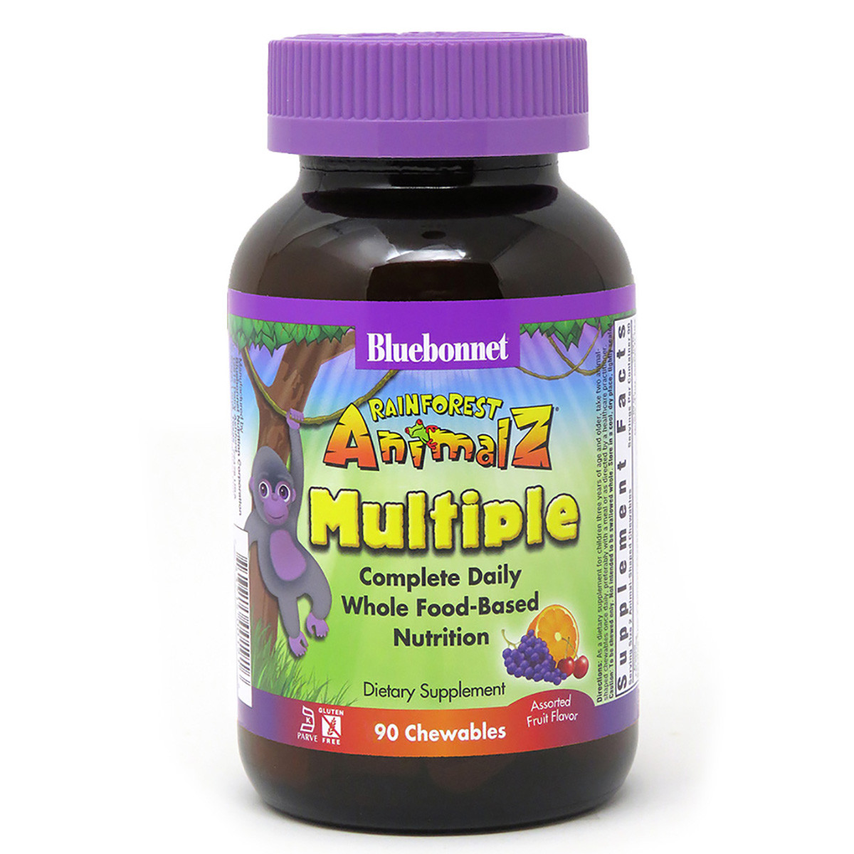 Мультивитамины для детей Bluebonnet Nutrition Rainforest Animalz Вкус Фруктов 90 жев. таб., КОД: 1845341
Мультивитамины для детей Bluebonnet Nutrition Rainforest Animalz Вкус Фруктов 90 жев. таб., КОД: 1845341