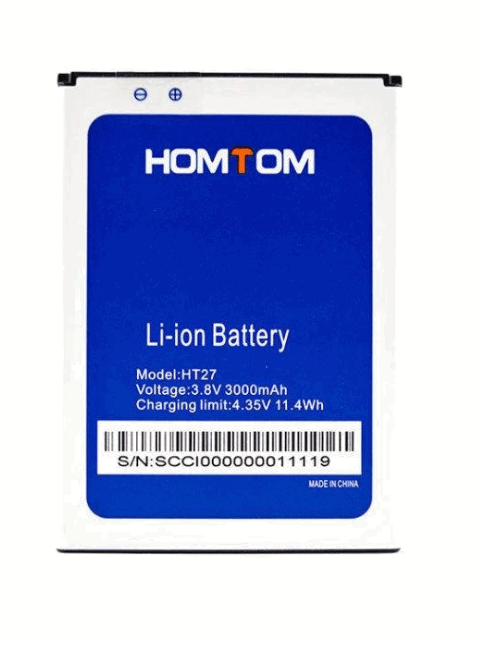 Аккумуляторная батарея Homtom HT27 3000mAh ERGO A555 UNIVERSE 2000000040394, КОД: 1842097
Аккумуляторная батарея Homtom HT27 3000mAh ERGO A555 UNIVERSE 2000000040394, КОД: 1842097
