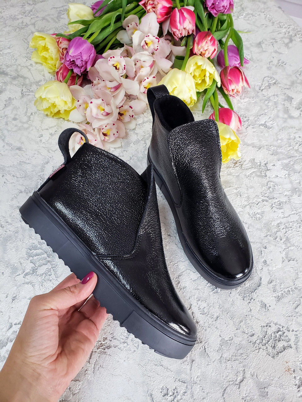 Слипоны женские ANKLE SLIP BONA MENTE de luxe из кожи с лаковым напылением Зима, 38
Слипоны женские ANKLE SLIP BONA MENTE de luxe из кожи с лаковым напылением Зима, 38