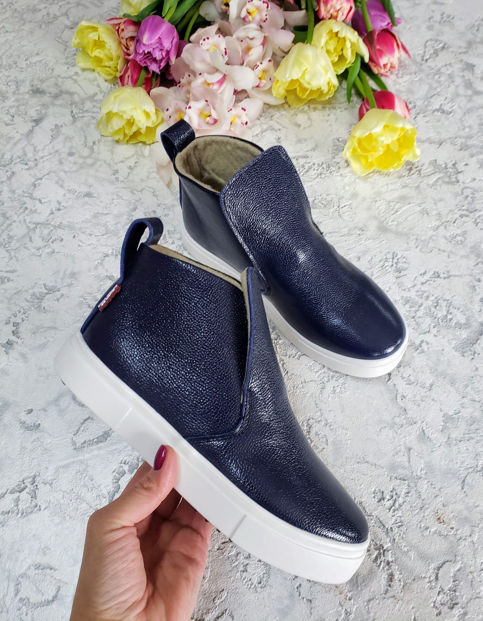 Слипоны женские ANKLE SLIP BONA MENTE de luxe из кожи с лаковым напылением Зима, 33
Слипоны женские ANKLE SLIP BONA MENTE de luxe из кожи с лаковым напылением Зима, 33