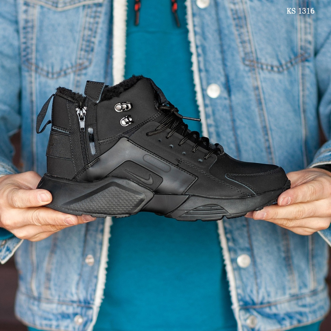 Мужские зимние кроссовки на меху в стиле Nike Air Huarache Acronym, нубук, черные 44 (28 см)
Мужские зимние кроссовки на меху в стиле Nike Air Huarache Acronym, нубук, черные 44 (28 см)