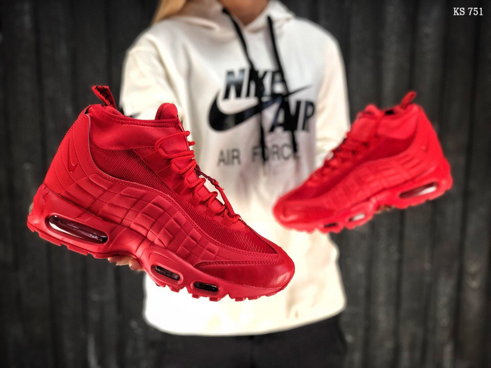 Мужские зимние кроссовки в стиле Nike Air Max 95 Sneakerboot, натуральная кожа, красные 43 (27 см)
Мужские зимние кроссовки в стиле Nike Air Max 95 Sneakerboot, натуральная кожа, красные 43 (27 см)