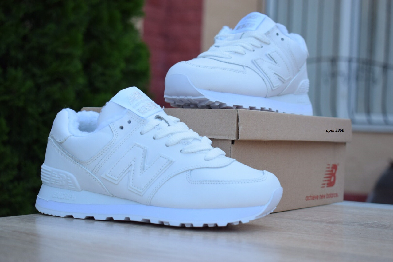 Женские зимние кроссовки на меху в стиле New balance 574, кожа, белые 38 (24 см), последний размер
Женские зимние кроссовки на меху в стиле New balance 574, кожа, белые 38 (24 см), последний размер