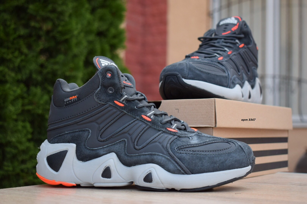 Мужские зимние кроссовки на меху в стиле Adidas Equipment FYW S-97, кожа, замша, серые 44 (28 см)
Мужские зимние кроссовки на меху в стиле Adidas Equipment FYW S-97, кожа, замша, серые 44 (28 см)