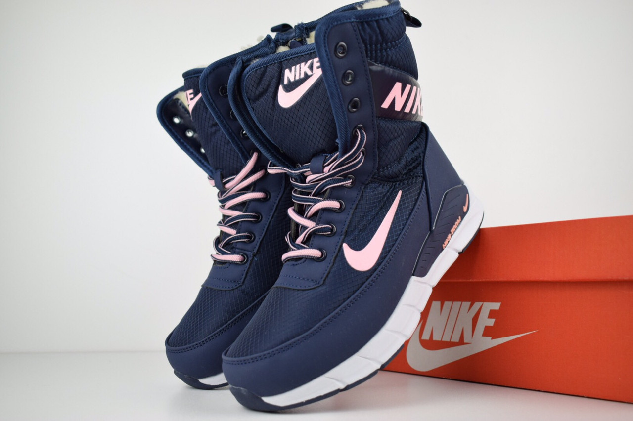 Женские зимние сапоги на меху в стиле Nike Zoom, текстильная термоплащевка, синие с розовым 37 (23,5 см)
Женские зимние сапоги на меху в стиле Nike Zoom, текстильная термоплащевка, синие с розовым 37 (23,5 см)