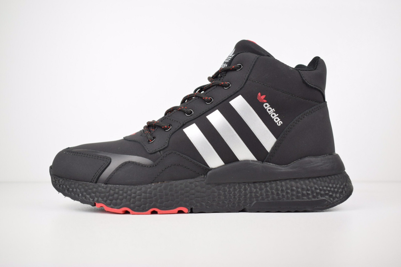 Мужские зимние кроссовки на меху в стиле Adidas Jogger, кожа, черные 41 (26 см), размеры:41,46
Мужские зимние кроссовки на меху в стиле Adidas Jogger, кожа, черные 41 (26 см), размеры:41,46