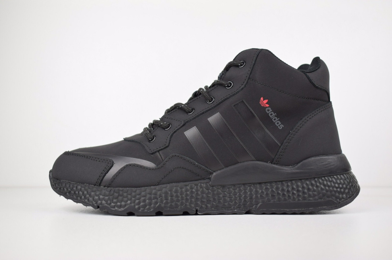 Мужские зимние кроссовки на меху в стиле Adidas Jogger, кожа, черные 46 (29,5 см), размеры:44,45,46
Мужские зимние кроссовки на меху в стиле Adidas Jogger, кожа, черные 46 (29,5 см), размеры:44,45,46