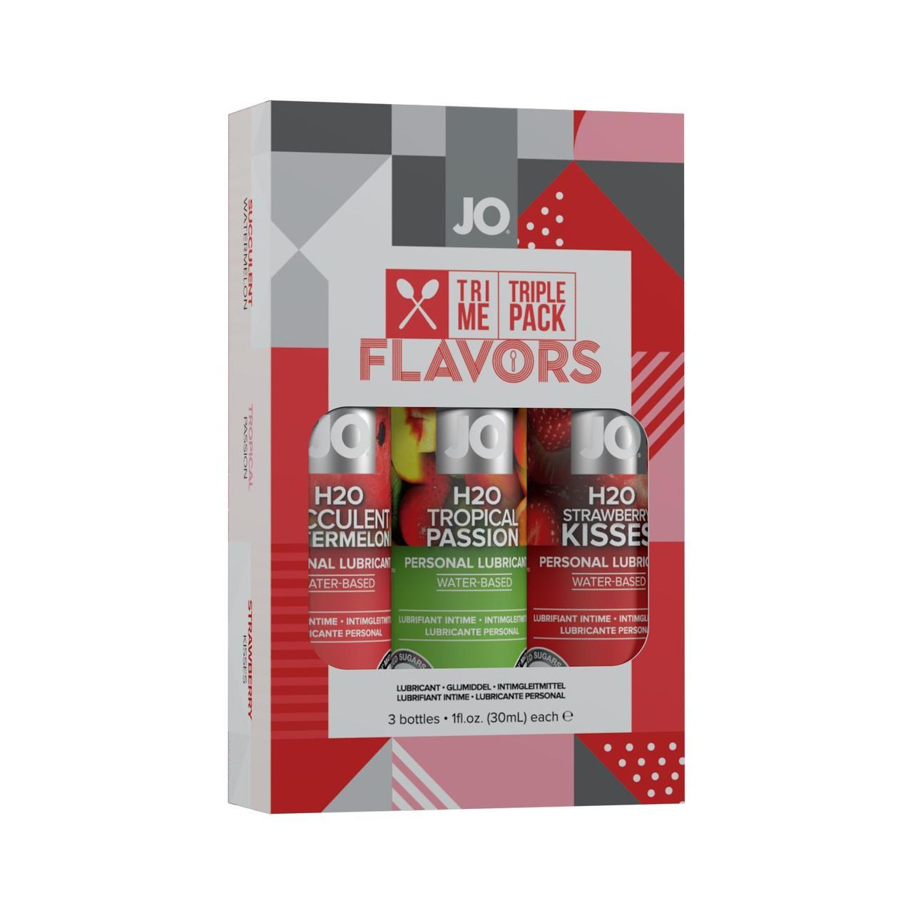 Набор System JO Tri-Me Triple Pack - Flavors (3 х 30 мл) три разных вкуса оральных смазок
Набор System JO Tri-Me Triple Pack - Flavors (3 х 30 мл) три разных вкуса оральных смазок