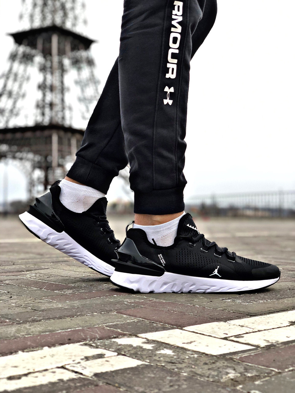 Кроссовки мужские Nike Air Jordan React Havoc черные, Найк Джордан Реак, текстильные, подошва-пена, код Z-2116 да, 43
Кроссовки мужские Nike Air Jordan React Havoc черные, Найк Джордан Реак, текстильные, подошва-пена, код Z-2116 да, 43